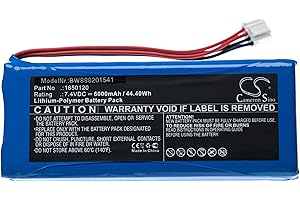 vhbw Akumulator zamienny do DJI GL300C, GL300E, GL300F, 1650120 do kontrolera drona (6000 mAh, 7,4 V, litowo-polimerowy)