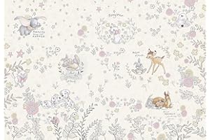 Komar Disney 8-4023 fototapeta – "Best of Friends", 368 x 254 cm, dekoracja ścienna, bambus, Dumbo, Marie, niemowlę, pokój dziecięcy, dekoracja ścienna