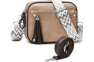 Waniki Mała torba na ramię damska - Crossbody Bag torba na ramię portfel z regulowanym łańcuszkiem na ramię - pikowana skórzana torebka dla kobiet