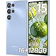 OUKITEL C61 SIM-Free & Unlocked Mobile Phones 2025- Android 15, 6.88" Display Smartphone, 16GB+128GB/1TB, 5150mAh Battery Phone, 13MP Camera, 4G Dual Sim/Fingerprint/Face Unlock/GPS/BT5.0, Blue