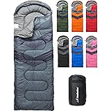 MalloMe Sleeping bags for adults and children - lightweight and compact camping equipment summer and winter - girls boys 1 an