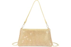 Valleycomfy Damen Clutch Elegante Brauttasche Diamant Handtasche Hochzeit Abendtasche Klatsch Tasche Cluthes