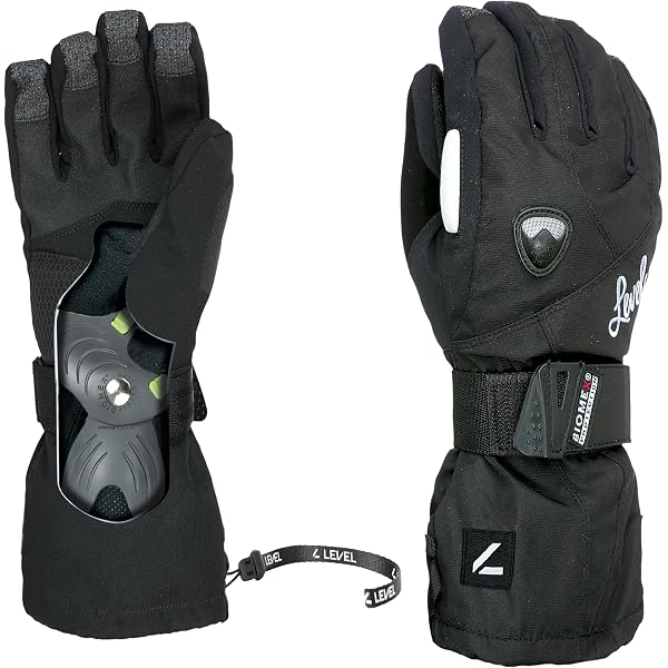 Level Damen Handschuhe Butterfly W, Black, 7, 8033706976364