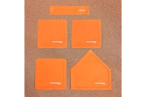 FORTRESS Throwdown Rubber Base Set | Baseball Training Equipment | Baseball & Softball Plate Set | Rubber Baseball Bases | 3x Base Plates, 1x Home Plate & 1x Pitching Plate