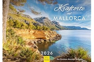 Edition Seidel Kalendarz premium miejsca na Majorce 2026, format DIN A3, kalendarz ścienny, Europa, Hiszpania, Palma, Baleary, wyspa, Morze Śródziemne, Christian Müringer