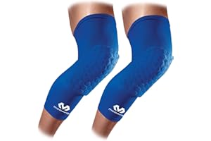 McDavid Jambes adultes Unisexes Hexforce, Bleu, S (33-37 cm) 6446R-R-S