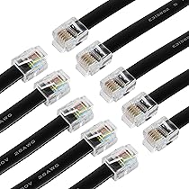 3-Way RJ11 Telephone Jack Splitter Adapter 6P4C/6P2C Port Fo - TikTok Shop Singapore