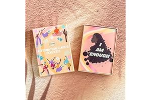 IMYOGI tarjetas de afirmación positiva incluidas a mano para niños - flashcards educational mindfulness for children - Positive Affirmations