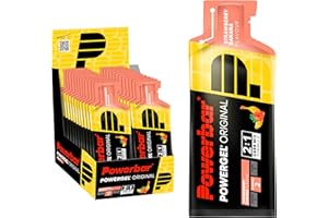 ‎POWERBAR Powerbar - PowerGel Original - Strawberry-Banana - 24x41g - High Carb Energie Gel - Natrium - koffeinfrei