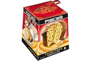 AQUA THOUGHTS Panettone italian cake 900g - Panettone cake with raisins and candied orange peels, ideal Christmas gathering Deser - Made in Italy
