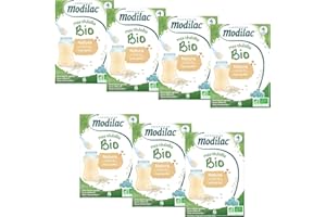 Laboratoire Modilac - Céréales Bio Nature Sans Sucres Ajoutés*** - Dès 4 mois - 250g - Lot de 7