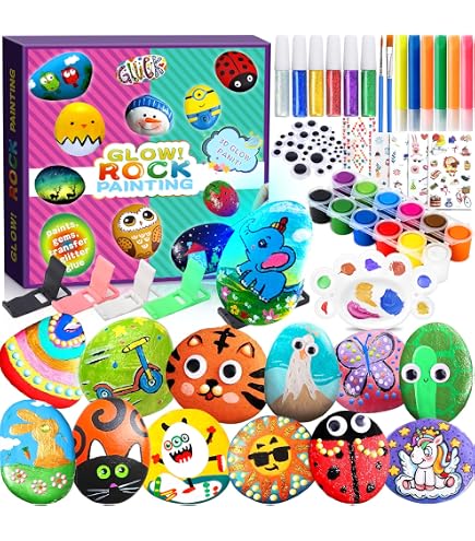 Peinture Pierre Famille Lot De 50 Galets à Peindre – 1-3 Cm Et 3-5 Cm, Pierres Plates Naturelles Pour Peinture, Déco Aquarium Et Jardin