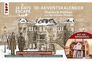 FRECHVERLAG GMBH 24 DAYS ESCAPE 3D-Adventskalender – Sherlock Holmes und das Anwesen Moriarty