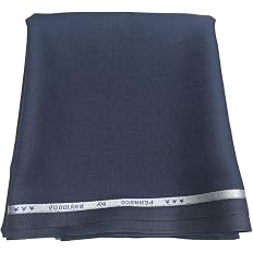 Unstitched Suit Fabric (Navy Blue 