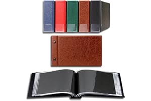 PROPHILA COLLECTION Prophila pequeño álbum para 100 Tarjetas Postales y Cartas de hasta 190 x 125 mm, de Color marrón