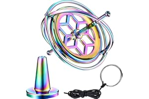 Norme Gyroscope Toupie Anti-Gravité en Métal Jouet de Balance de Gyroscope Cadeau Éducatif Coloré