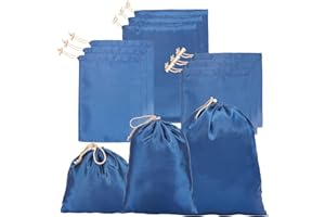 NBEADS 18pz 3 Taglie Sacchetti di Raso con Coulisse, Sacchetti in Microfibra Sacchetti Portaoggetti Sacchetti Regalo in Raso Sacchetti Bomboniere per Gioielli Candy Rossetto Ombrello Cosmetico