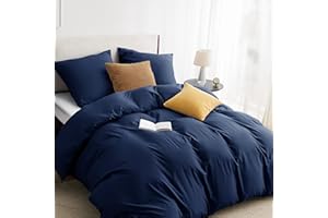 BEDSURE Pościel 200 x 200 cm, poszewka na kołdrę 200 x 200 cm z poszewką na poduszkę 80 x 80 cm, zestaw pościeli z mikrofibry, na łóżko pojedyncze, z zamkiem błyskawicznym