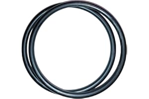 Linic Products UK Made Bag/Purse Handles, Plastic, Round, Black, 1 Pair, Large 20cm, Macrame, Sewing (S7797). Free UK Postage.