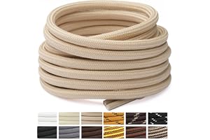 Stepace Runda skosnören [2 par] slitstarka skoband för vandringsskor,arbetsskor,ca 4,5 mm i diameter,120 cm – 180 cm längd