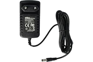 ‎VHBW vhbw Zasilacz do drukarki kompatybilny z Brother P-Touch E100, E110, GL100, GL200, H105, H110, H200, H75, M95, P300 AC kabel zasilający ładowarka 1,6 A