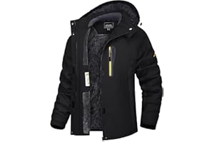 TACVASEN Donna Giacca di Transizione Calda Jacket Winter Foderata Trekking Sci con Cerniera Impermeabile