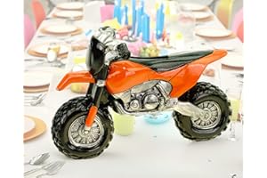 Kremers Schatzkiste Skarbonka krzyżyk dekoracja motocykla skarbonka figurka roweru prezent ręcznie malowana żywica poliestrowa dekoracja kasa podróżna skarbonka na urlop 15,5 x 10 cm