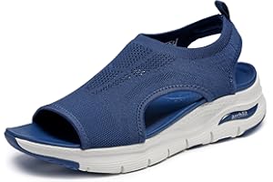 Skechers Arch Fit, Forma Arco Plantare-Catchy Wave Donna