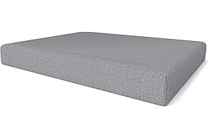 ‎PILLOWS24 Pillows24 - Palettenkissen 120 x 80 Sitzkissen | Palettenauflage für Palettensofa | Sitz- & Rückenkissen für Europaletten | Palettenmöbel für Indoor & Outdoor mit UV-beständig | Made in EU | ‎Grau