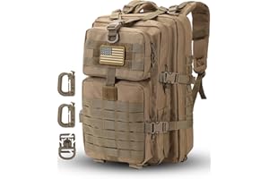 Hannibal Tactical 40L Militär Taktischer Rucksack US Cooper Rucksack Armee Assault Pack 3 Tage Bug Out Go Bag Trekking Wanderrucksack