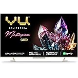 Vu 164 cm (65 inches) The Masterpiece Glo Series 4K Ultra HD Smart Android QLED TV 65QMP (Armani Gold) (2022 Model) | Built i