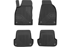 ‎MOTOS MOTOS Gumowe dywaniki samochodowe pasują do Audi A4 B6 2000-2006 Popraw swój komfort podróży z dywanikiami antypoślizgowymi No.77- Dywaniki samochodowe na każdą pogodę, ochrona przed zabrudzeniami