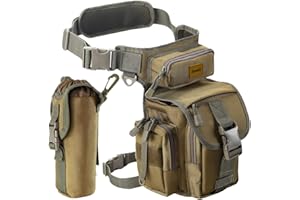 ‎JUEACHY Jueachy Taktisch Beintasche Wasserdicht Bein Taschen Herren Motorrad Beinbeutel Hüfttasche Drop Leg Bag Militär Hüft Gürteltasche Wandertasche Werkzeug Tasche mit Flasche Tasche für Camping Fishing