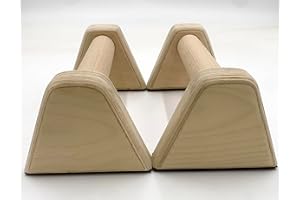 Barbarian Range Wooden Parallettes Parallel Bars Made From Hardwood Multiple Sizes (LOW)