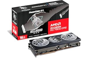 Powercolor AMD Radeon RX 7900 GRE Hellhound OC 16Go / GB GDDR6 Carte Graphique HDMI/xDP
