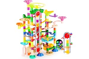 JOYIN 236 Pcs Circuito Canicas Mármol Brillante Maze Race Pista de Bolas Laberinto con Elevador motorizado de Canicas Juego Educativo Regalo Navidad Cumpleaños de Juguete para Niños