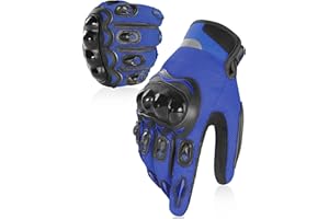 COFIT Estivi Guanti da Moto per Uomo e Donna, Guanti da Moto in Rete Traspirantea con Touchscreen per BMX ATV MTB in Sella, Corse su Strada, Bicicletta
