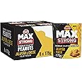 Walkers Max Strong Jalapeño & Cheese Sharing Double Coated Peanuts 175g (Case of 8), Yellow