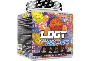 LOOT® - Premium Game Booster med Flow-State® Formula | 50 portioner (400g) med koffein