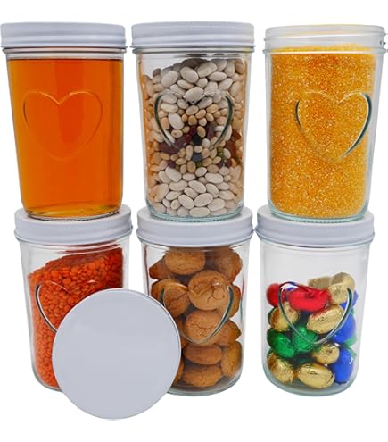 6 Barattoli Per Conserve 500 Ml - Vetro Ermetico Per Marmellate, Sottoli, Fermentazione - Foto 5