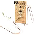 Nature Nerds - Puliscilingua in rame (3 pezzi) - Jihwa Prakshalana - Un rituale di disintossicazione ayurvedico con il raschi