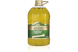 Filippo Berio Extra Virgin Olive Oil, Olive Oil 5 Litre Large Bottle, 5l