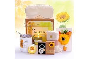 Sranich Friend Sunflower Box for Women Birthday Box for Friend Unique Box for Women Friendship BFF