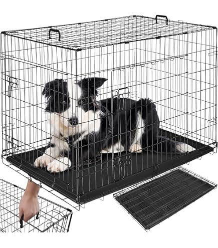 Honden - vidaXL - Metalen - Bench - Inklapbare - Kooi kopen