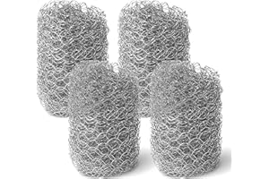 CONCEPT4U 4 x Kettle Descaler Stainless Steel Ball Limescale Remover Balls Prevent Furring Kettle De-Scaler