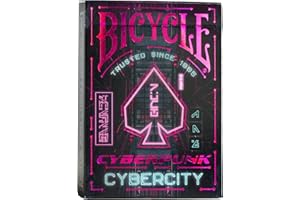 Bicycle - Jeu de 54 Cartes à Jouer - Collection Creatives - Cyberpunk Cyber City - Magie/Carte Magie