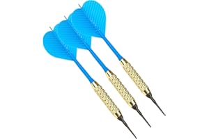 Ultrasport Electric Dartboard with or without Doors, Steel Darts with Plastic Wings for Classic Dartboard, Suitable for Parties and Game Nights