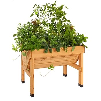 VEGTRUG Small Hochbeet, FSC-Zedernholz, 104x78x80cm, inkl. Pflanzvlies