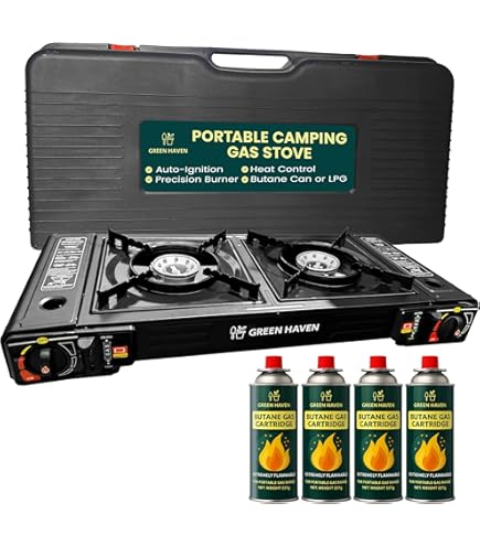 Estufa de gas One GS-3400P GS-3400P de combustible dual portátil para