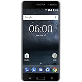 Nokia 6 Smartphone (13,9 cm (5,5 Zoll), 32GB, 16 Megapixel Kamera, Android 7.0, Dual Sim) silber/weiß, version 2017